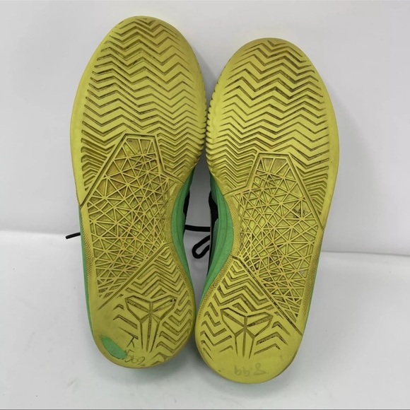 Nike Kobe Mentality Size 7Y Kobe 705387-001 Green Basketball Shoes Sneakers - Picture 9 of 12